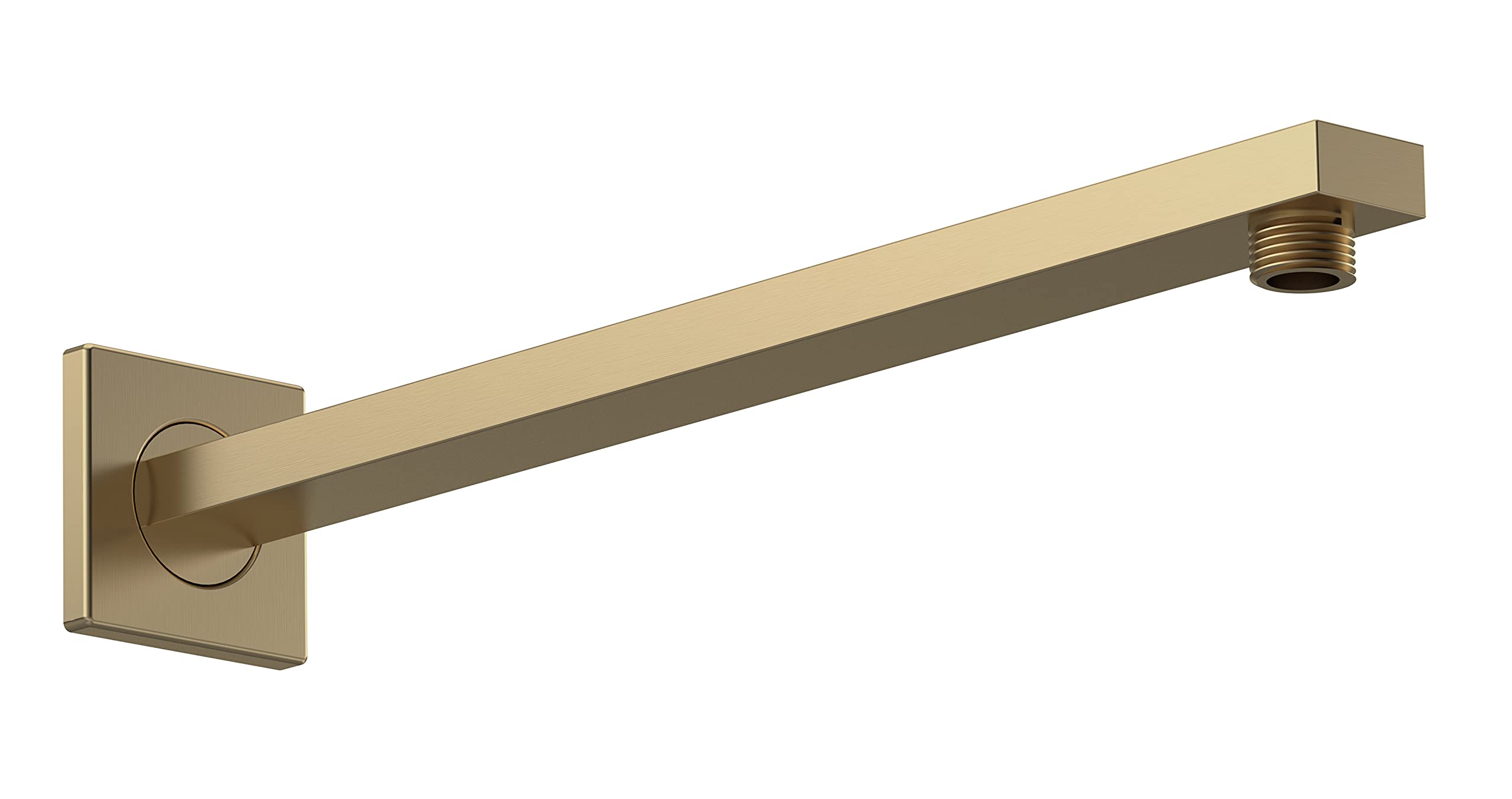 Nuie Wall-Mounted Shower Arm - Brown, Solid Brass, 41cm
