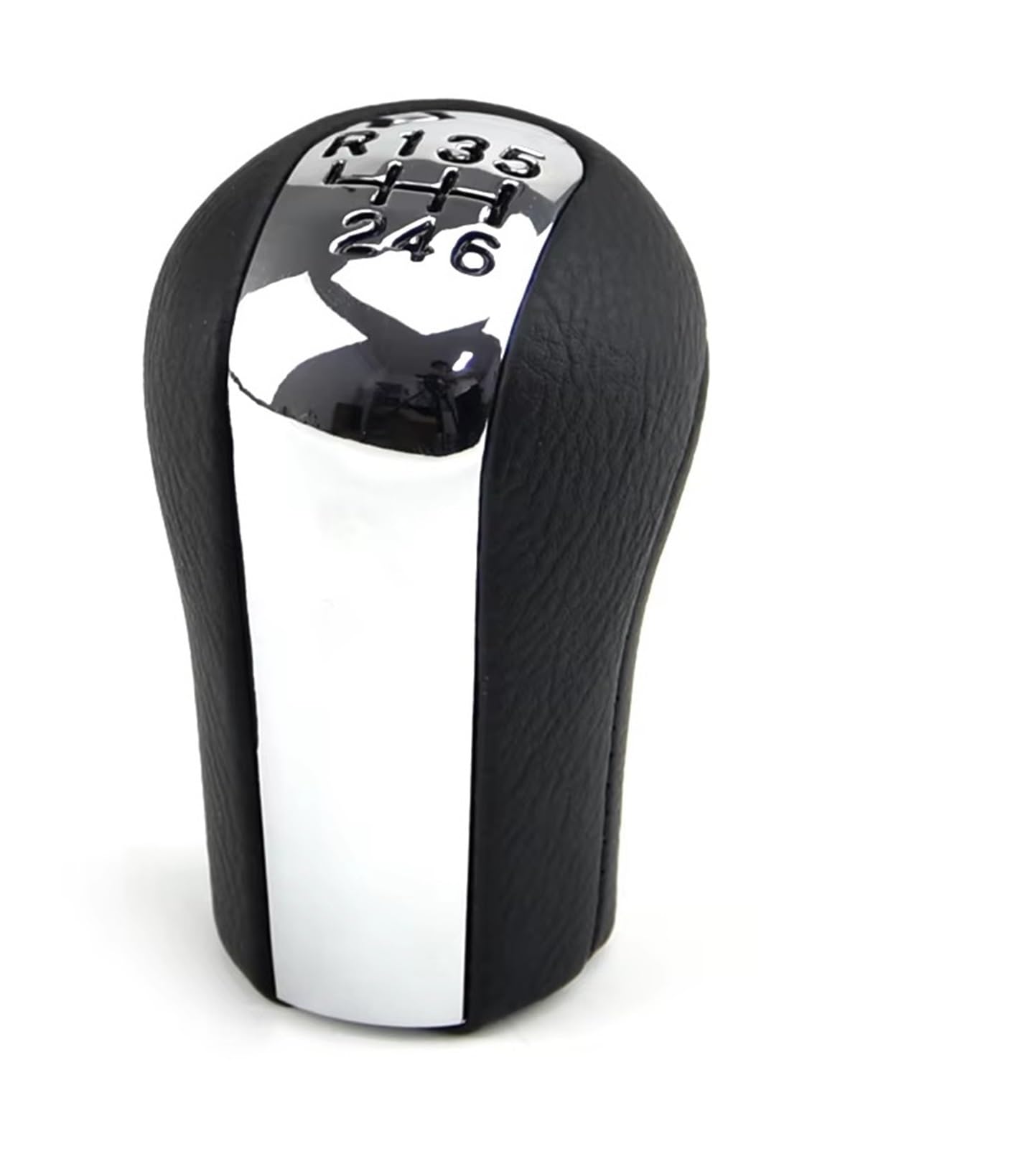 Ghqfrop Chrome 6 Transmission Gear Shift Knob For Toyota For Corolla For Aygo For Verso For Rav4 For Yaris For Vitz 5 6 Speed Gear Shift Knob Lever Shifter Stick Gaiter Boot Cover Car Gear Stick Knob(Chrome 6)