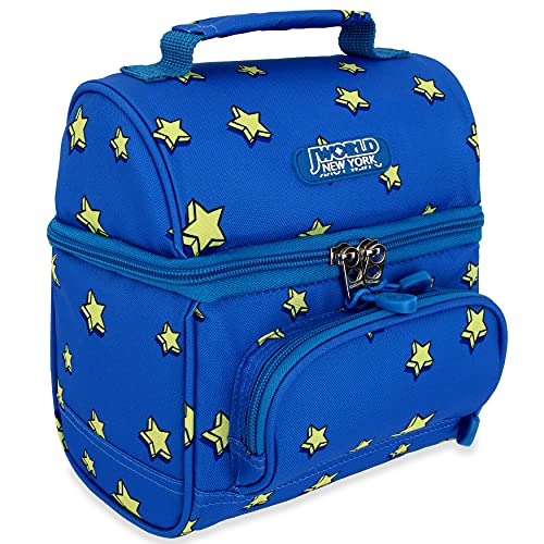 J World Corey Kids Lunch Bag. Insulated Lunch-Box for Boys Girls, Little Stars