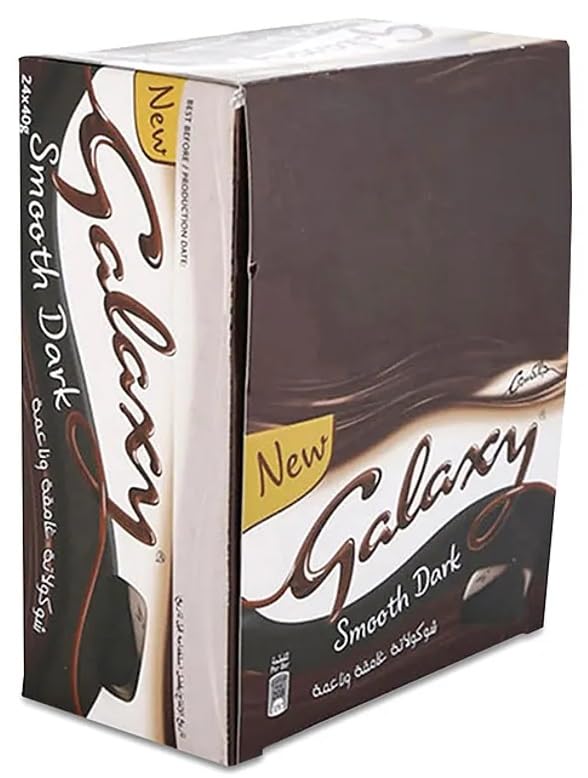 Galaxy Smooth Creamy Dark Chocolate 24 X 40g Each Individually Wrapped Birthday Celebration Box (Imported) (B0CTQXWF1N) Amazon Price History, Amazon Price Tracker