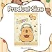 Geluode Capybara Pocket Notebooks, 10 Packs in 4 Designs 3.2" x 4.7" Cute Waterproof Mini NotePad Diary for Birthday Gifts Stocking Stuffers Office Business School Kids Students Rewards