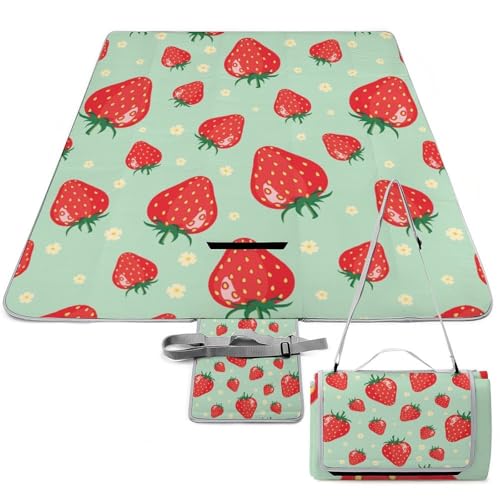 Tapis de pique-nique imperméable et isolé thermiquement 148x148 cm - 2