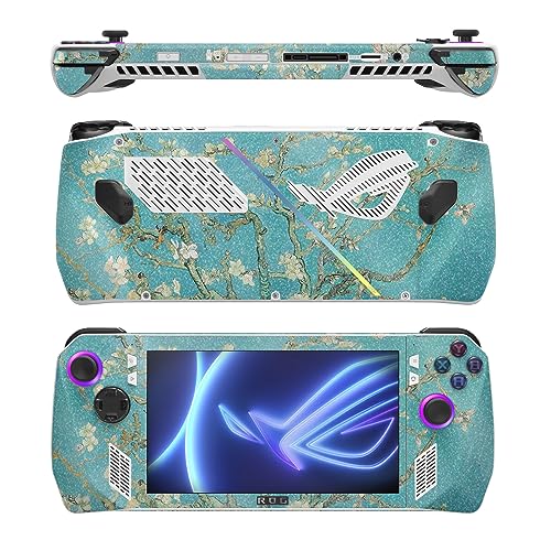 Image of MightySkins Glossy Glitter Skin Compatible with Asus ROG Ally - Almond Blossom | Protective, Durable High-Gloss Glitter Finish | Easy to Apply