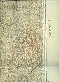  1 CARTE EN COULEUR DE LIMOGES - CARTE DE FRANCE A 200.000 - FEUILLE N°51 / DIMENSION : 90 Cm X 55 Cm.