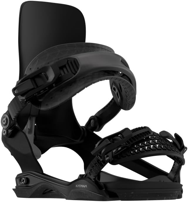 Rome Katana AW Pro FASE Men's Snowboard Bindings | Quick-Entry, Step-In, AsymWrap, Flex 9/10, Carbon Highback, Carbon Baseplate, 2-Degree Canted Footbed, Advanced