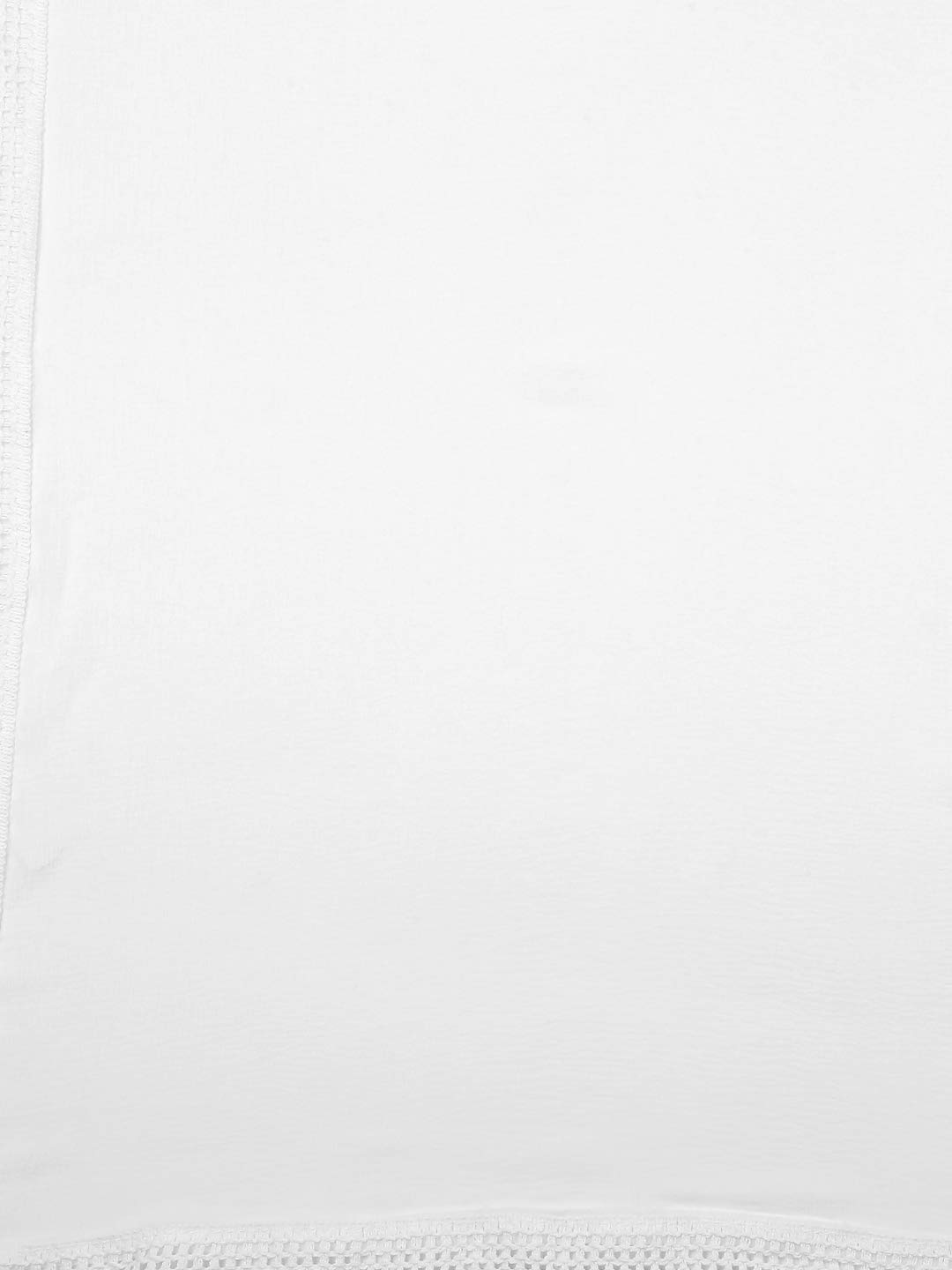 DUPATTA BAZAAR Woman's White Chiffon Dupatta - Image 5 thumbnail