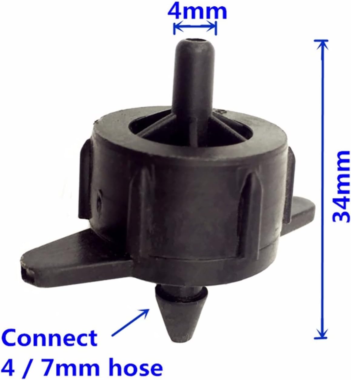 Gardening Watering System Tools 400 Pieces of 2L/4L/8L Constant Current Detachable Pressure Compensation Dripper 4/7mm Interface Garden Drip Irrigation System Accessories (Color : 2L)