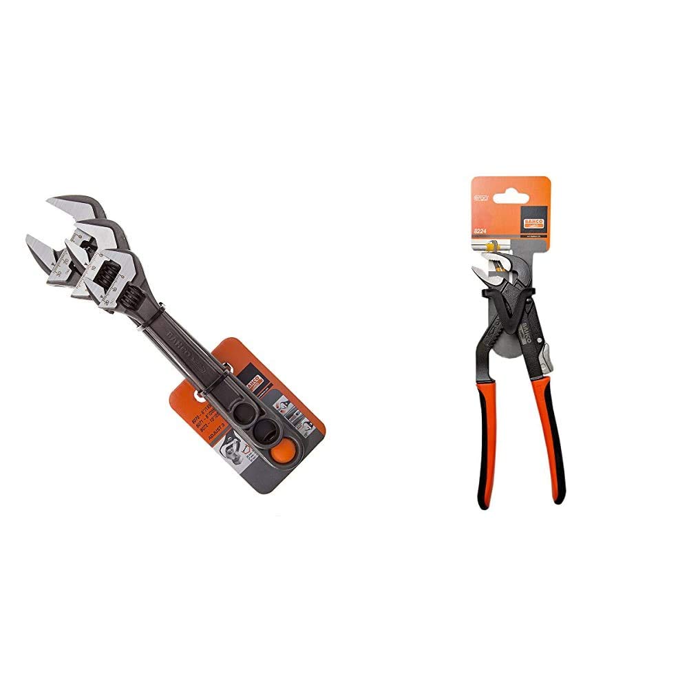 3 ADJ3 Set Of 3 Adjustable Wrenches (8070/8071/8072), Gray, Head Angle 16 Degree