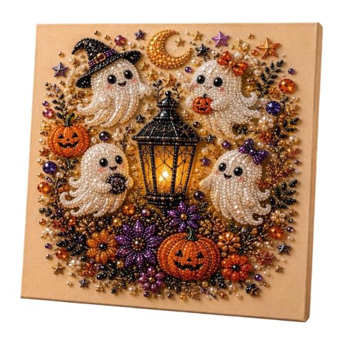 Halloween Ghost Pearl Art DIY Kit (Ghost) by Generic - Used condition - US$8.99