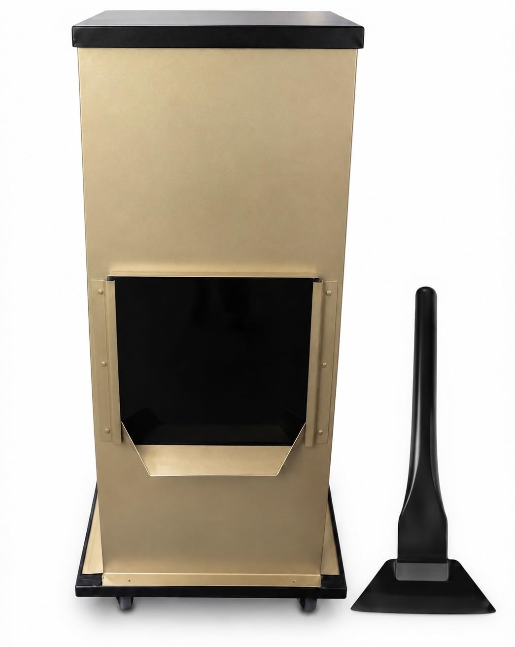 Avonstar Classics Range Outdoor Coal Storage Bunker (Brass effect with bogie and rake)