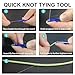 Aventik CNC Machined Nail Knotter Tool, Easy Knot Tying Tool One of The Best Fishing Accessory (Black)
