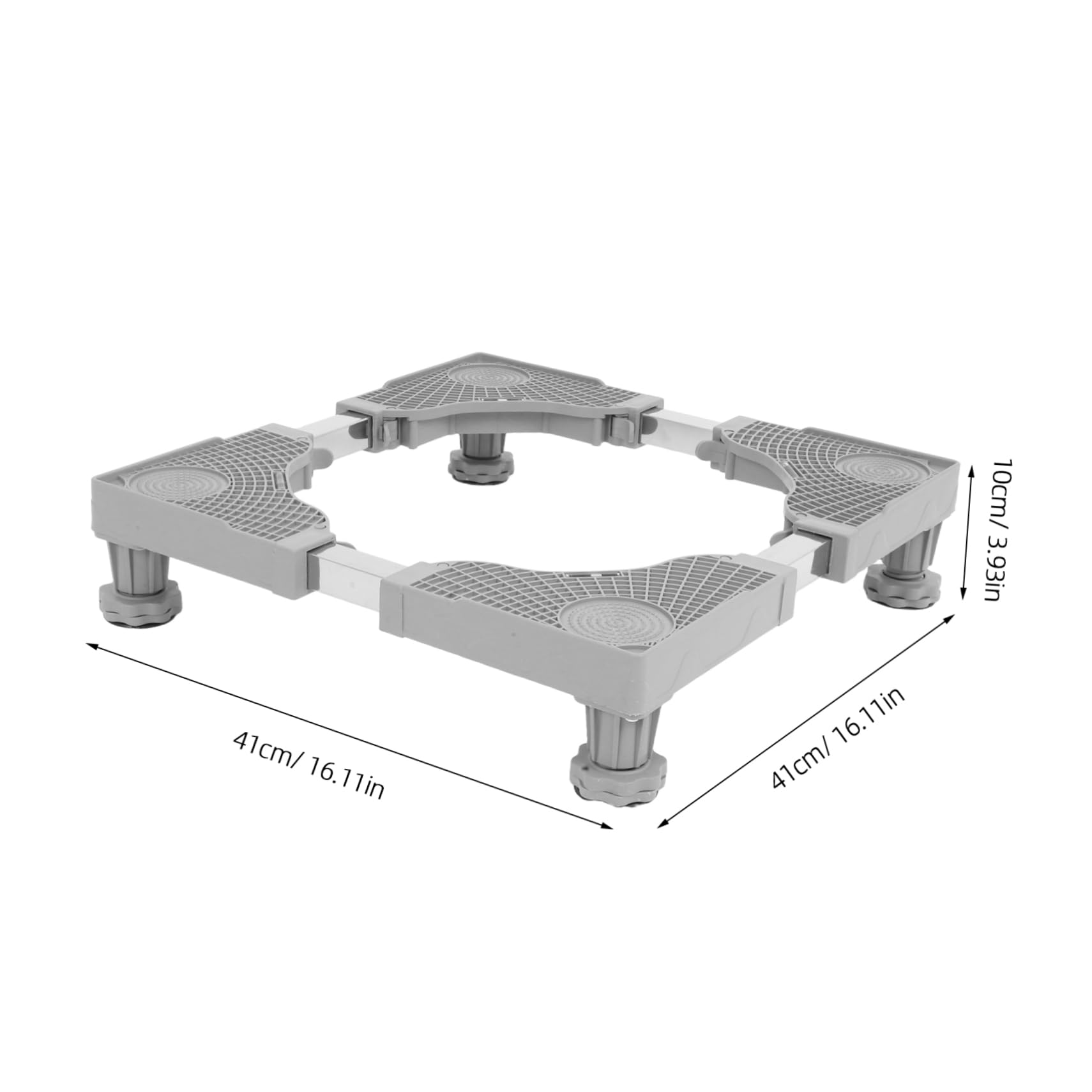 Base Lavadora Ajustable Soporte Antivibración Para Lavadora y Secadora