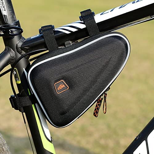 STORE99® Red : VALORCIELO Bicycle Front Tube Frame Triangle Bag EVA Rainproof 1.5L Cycling Mountain Bike Bag Bisiklet Aksesuar Mochila Ciclismo