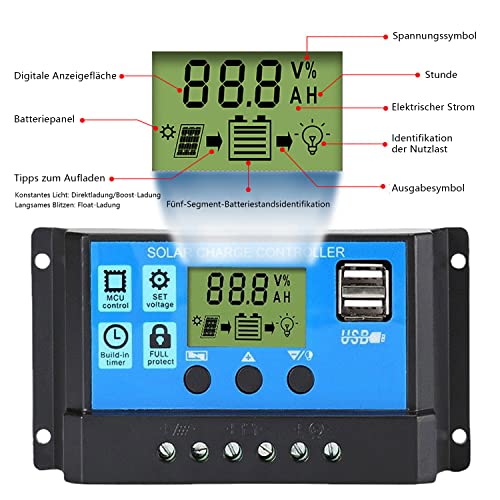 CAM2 Convertitore solare da 30 A, controller di