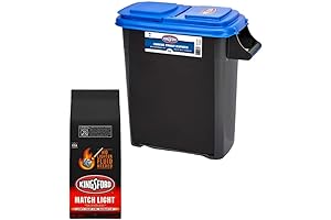 Kingsford's 8 Gallon Charcoal Storage and Match Light Instant Briquette Dispenser