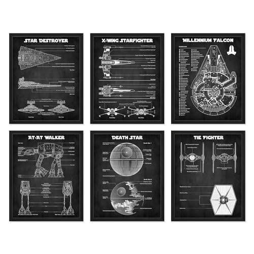Star Wars Blueprints Poster