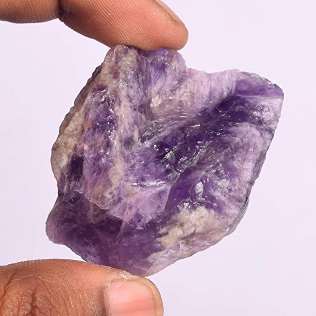 Unheated Natural Rough Violet Amethyst 89.00 Ct Uncut Egl Certified Amethyst, Raw Rough Healing Amethyst Loose Gemstone2