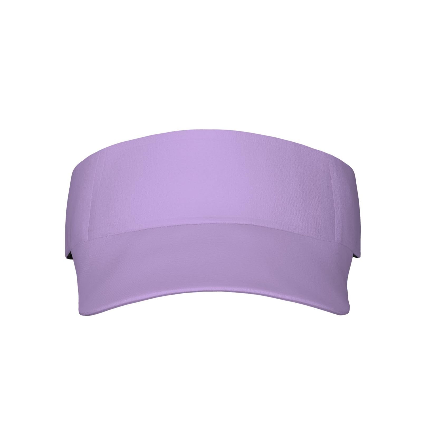 Djngn Unisex Lilac Sport Sun Visor Hats Adjustable Empty Top Baseball Cap Uv Protection Tennis Visors For Women Men