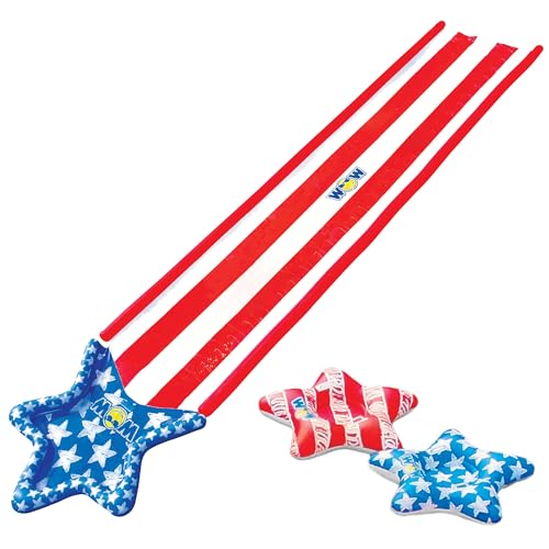 WOW Sports Americana Stars & Stripes Giant Super Slide, Backyard Slip and Slide for Adults and Kids, 40 ft x 8 ft