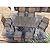 Grand Patio 7-Piece Outdoor Dining Set, Traditional Wicker Patio Furniture for 6, E-Coated Dining Chairs with Cushions, Wood-Look Table with Umbrella Hole, Perfect for Patio, Backyard, Deck, or Garden