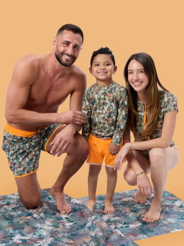 Image of RUGGEDBUTTS Baby /Toddler Boys Long Sleeve Rash Guard Swim Shirt w /UPF 50+