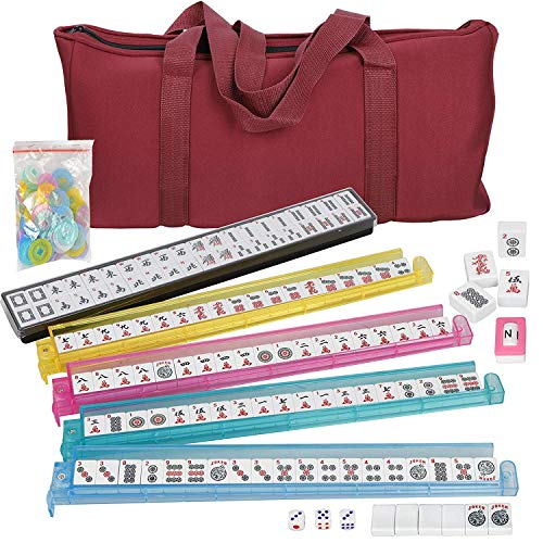 Set Completo de Mahjong Americano con 166 Fichas miniatura 2