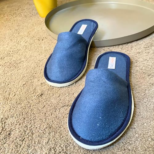 Image of Travelkhushi Soft Comfy Home Slippers For Women & Men For Winter Capet flip flops for Bedroom Indoor Carpet house slides Anti skid Slippers for Winter & Summer