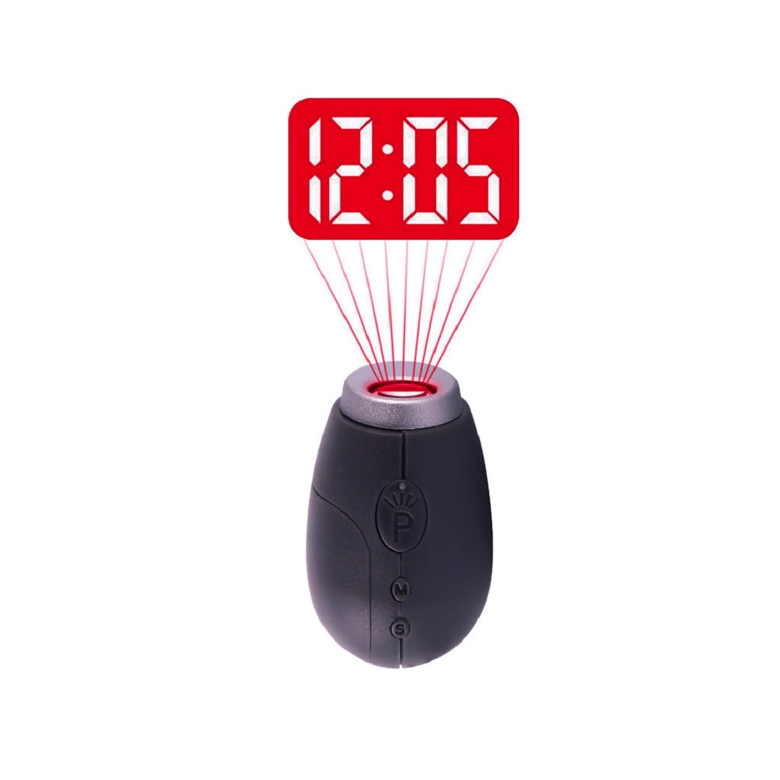 Reloj proyector digital LED que soluciona ver la hora a oscuras en casa