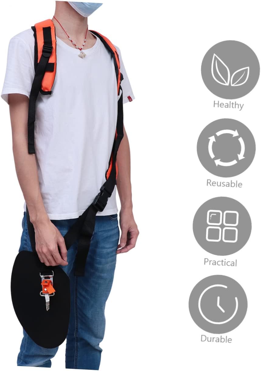 Y Shape Double Shoulder Strap Harness Belt for Brush Cutters Trimmers Padded Belt for Comfortable Grass Trimming Durable Wearproof Design