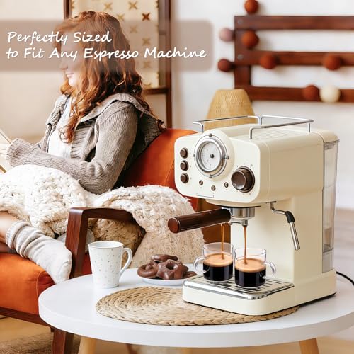Image of 4oz Espresso Cups with Handle and Double Spout 2pcs,Coffee Bar Accessories