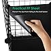 TomCare 9-Cube Metal Wire Storage Cubes Shelves, Hollow Out, Black, Stackable Storage Bins, DIY Storage Grids, Bookshelf Bookcase for Home Office, 11.8