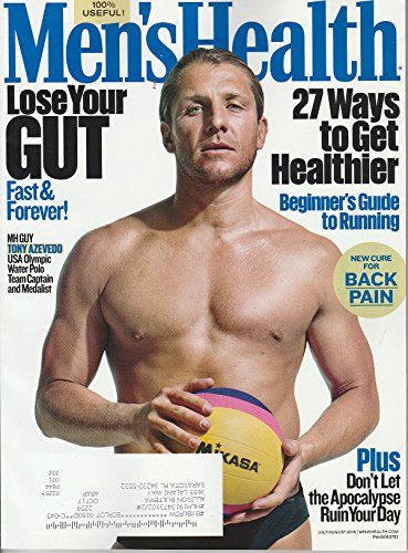 Men's Health Magazine July/ August 2016{ Tony Azevedo Olympic PoloCover}