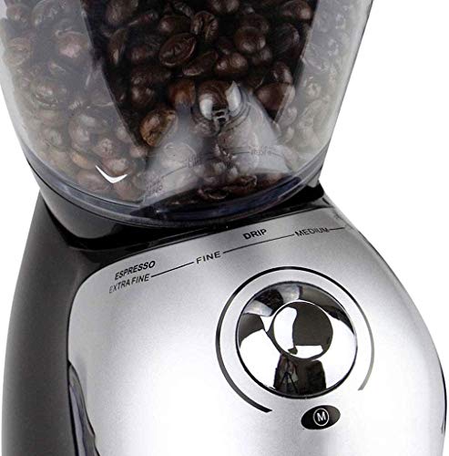 ZOUSHUAIDEDIAN Konische Burr Kaffeeschleifende elektrische, Edelstahlautomatische Kaffee Mühlen Sie Mühle, großer… – Bild 6
