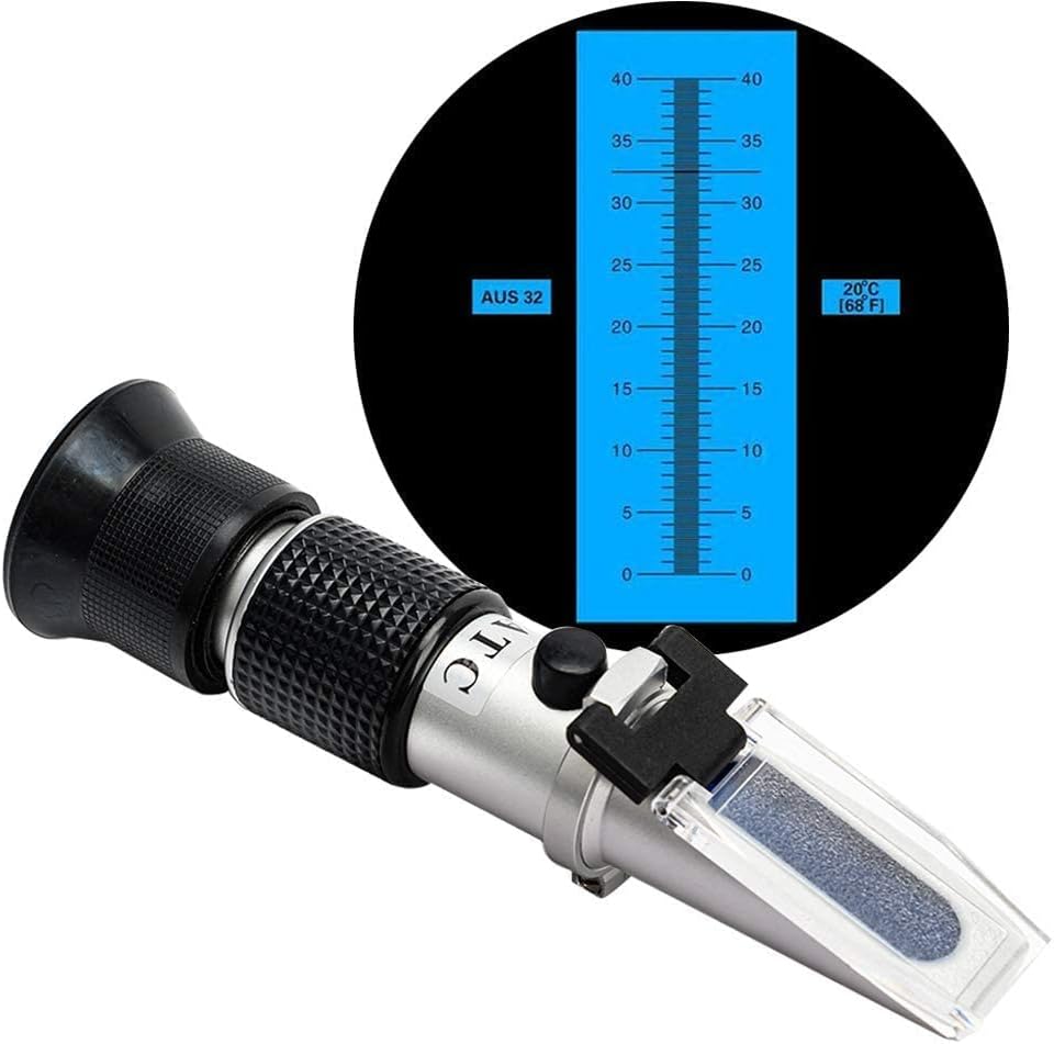 LABART Handheld Refractometer for Diesel Exhaust Fluid (DEF) Urea Concentration 0-40% with ATC, Heavy Duty Copper Alloy – Accurate Urea Tester | Industrial Grade
