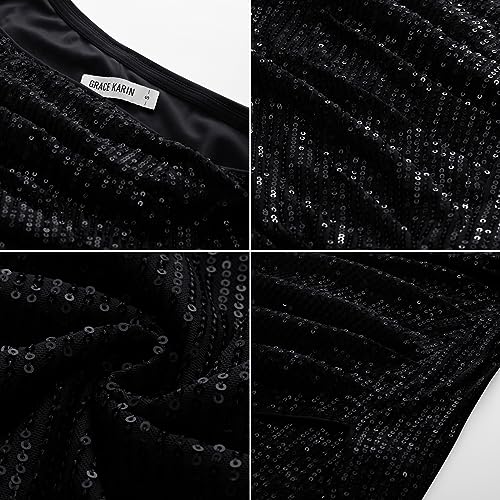 GRACE-KARIN-Vestido-de-noche-con-lentejuelas-para-mujer-sin-mangas-con-purpurina-para-bodas-fiestas-Negro-XL