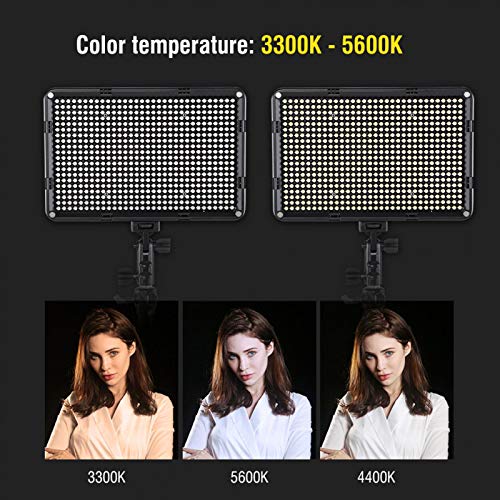 Videoleuchte, VL-S192T Ultraflache, dimmbare Videoleuchte mit Soft-Light-Panel und Netzteil 2,4 G Wireless-LED für DV… – Bild 5