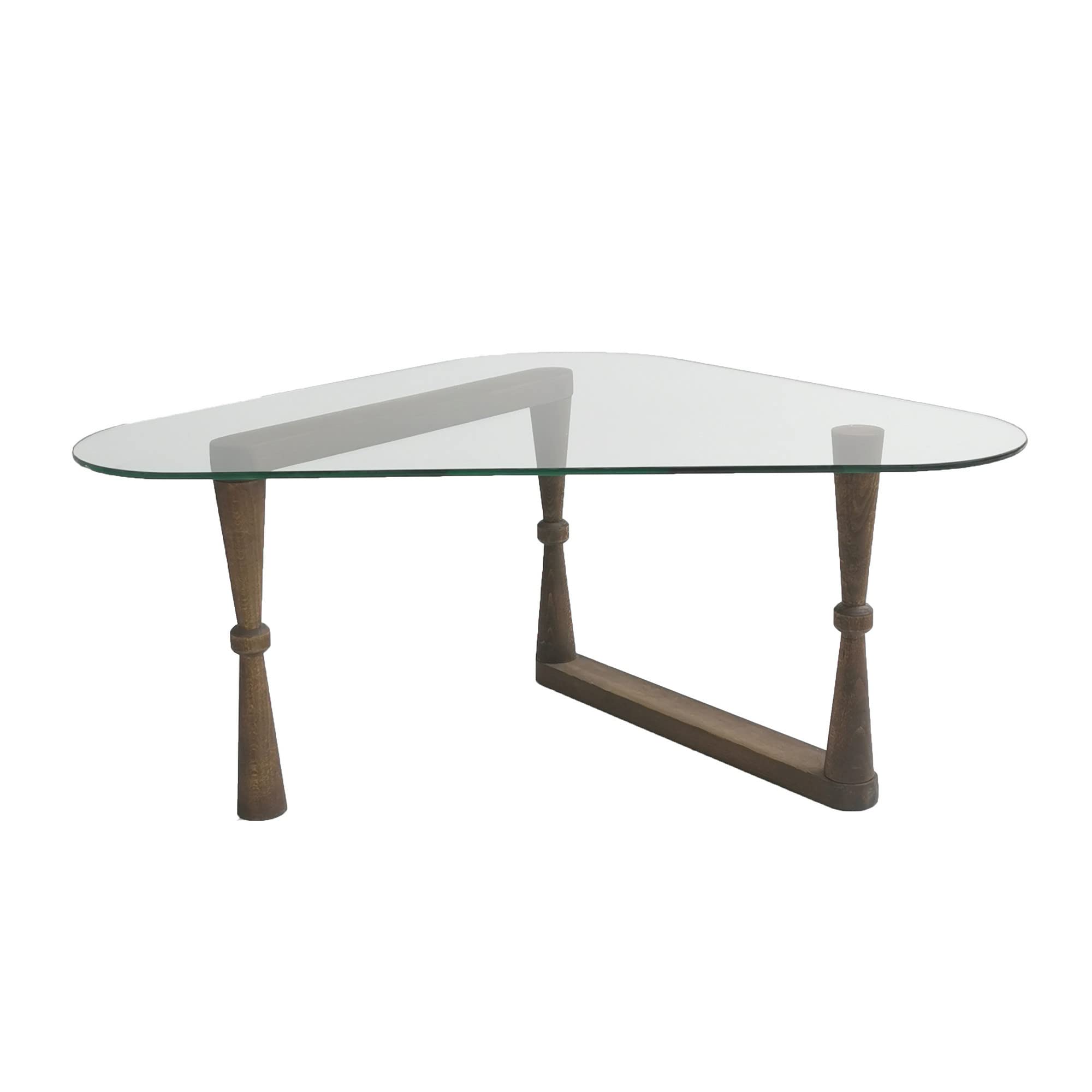 Table d’Appoint Rhin en Pin Massif pour un Salon Chaleureux Nogal