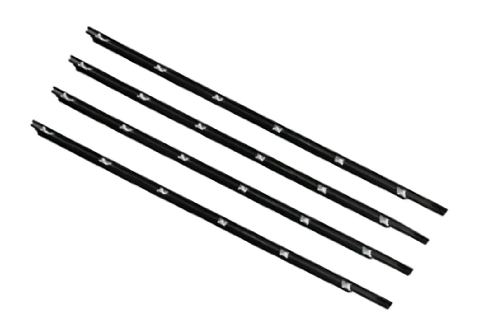 Ajohbm One Color Car Weatherstrips Window Moulding Trim Seal Belt For Hyundai For Elantra 2004-2011