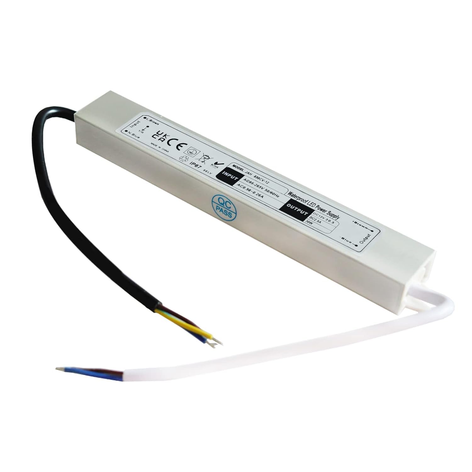 Noobibaba 24V Transformer Power Supply 100V-240V AC To 24V DC LED