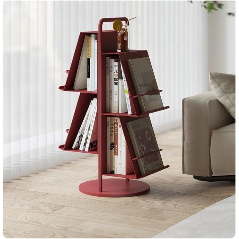 Support de lecture de journaux pour un salon ordonné et cosy