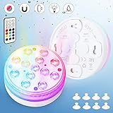 💡【Control Remoto de Tiempo RF】 Las luz para bañera usan control remoto RF, incluso si hay un obstáculo entre el control remoto y la luz LED, la distancia del control remoto puede alcanzar (50M en el aire, 5M en el agua). También puede usar la función de temporizador, que se apaga automáticamente después de 2, 4 o 6 horas, ahorrándole energía.