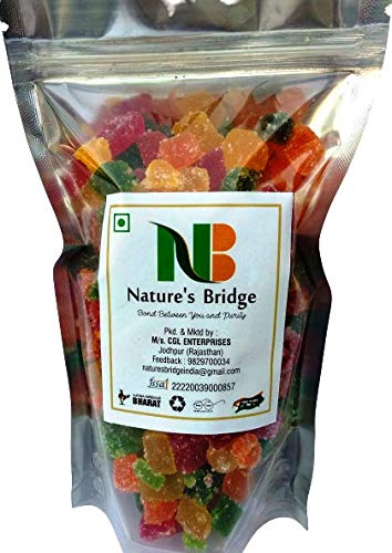 Jelly Bite | Jelly Cubes | Mix Fruits Jelli Candy - 400 Gm