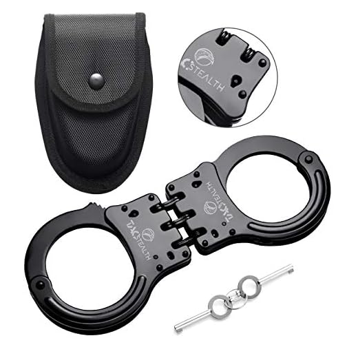 Heavy Duty Double Lock Handcuffs Set