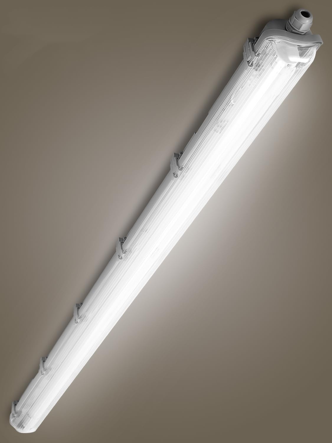 Tubo LED de 120 cm, 18 W, 1800 lúmenes, luz Blanca Neutra de 4000 K, Resistente al Agua (IP65), Ideal para Techo, Cocina, baño, Oficina o sótano. Solución de iluminación de bajo co