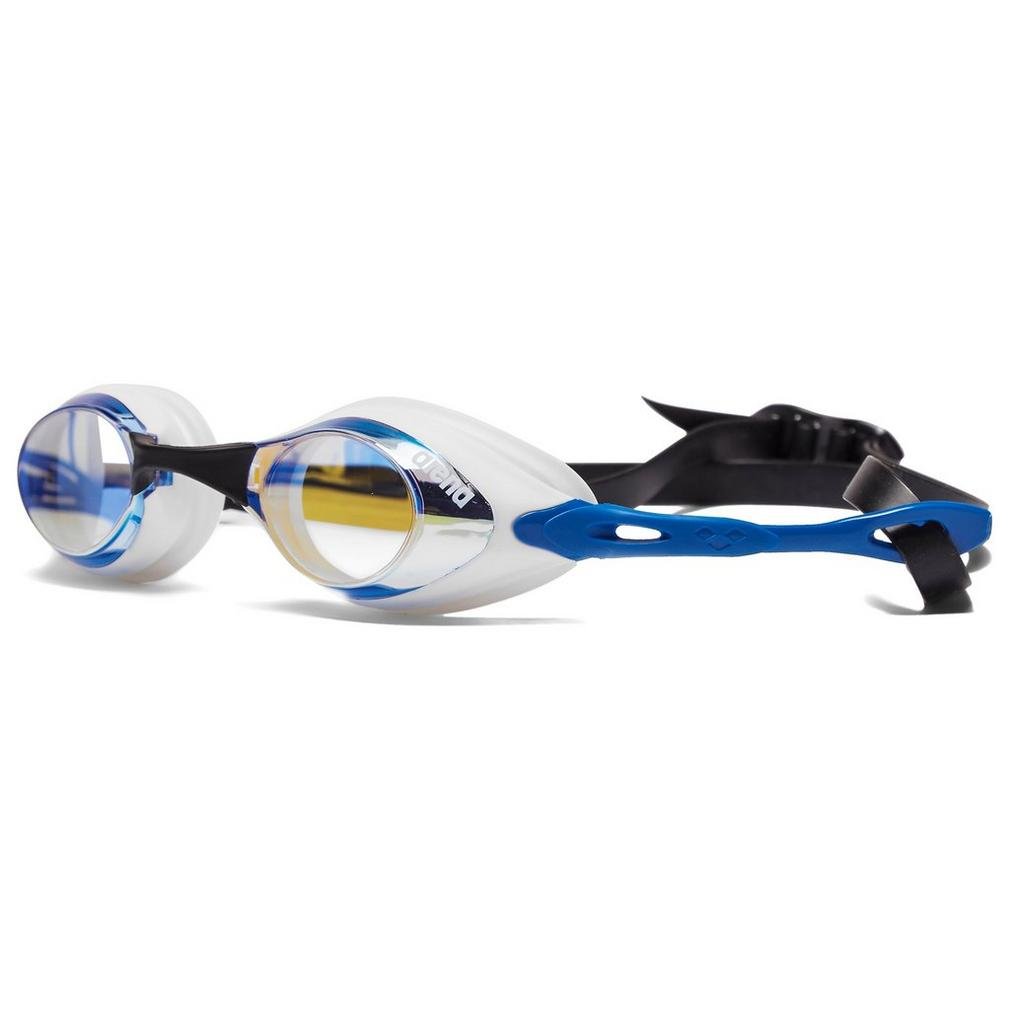 Arena Cobra Mirrored Goggle,Blue/Orange/Blue (17),OS