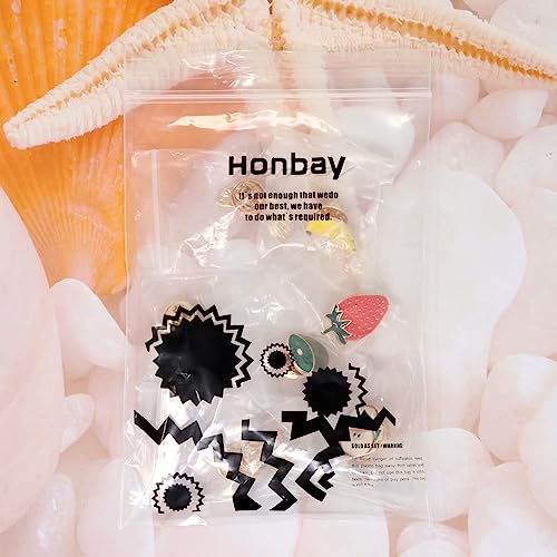 Image of Honbay 7PCS Enamel Fruit Brooch Pins Cartoon Unisex Lapel Pins Cute Foods Badges Pins for Clothes Jackets Backpacks Jeans Hats Decor (7 Styles)