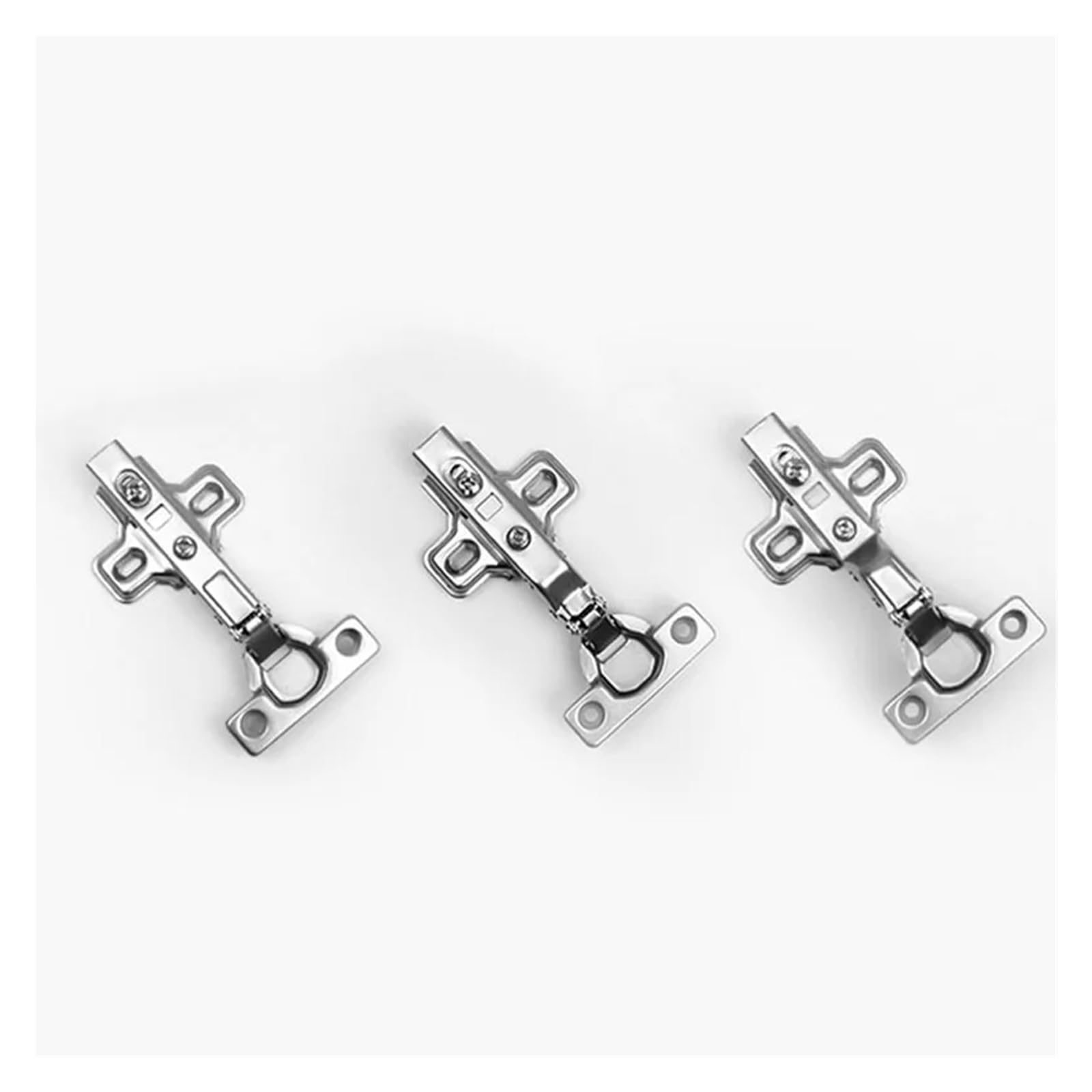 Hydraulische Soft-Close-Schrankscharniere, 26 mm, leise, selbstschließende Stahl-Küchentürscharniere, 10 Stück für reibungslosen Betrieb