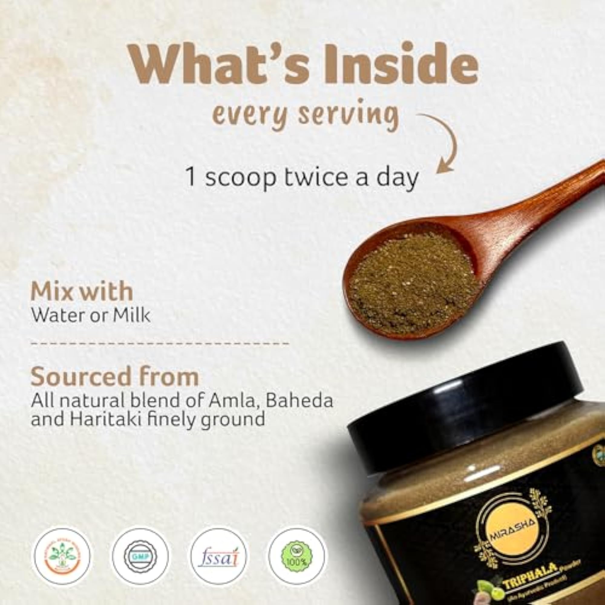 Triphala Powder, Ayurvedic Blend for Digestive Health