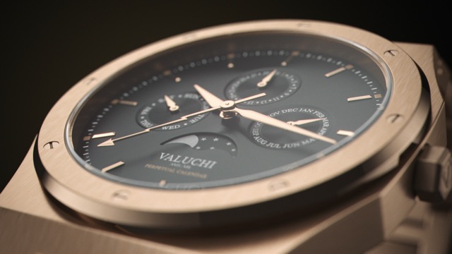 Valuchi Luxury Fashion Men's Lunar Calendar Waterproof