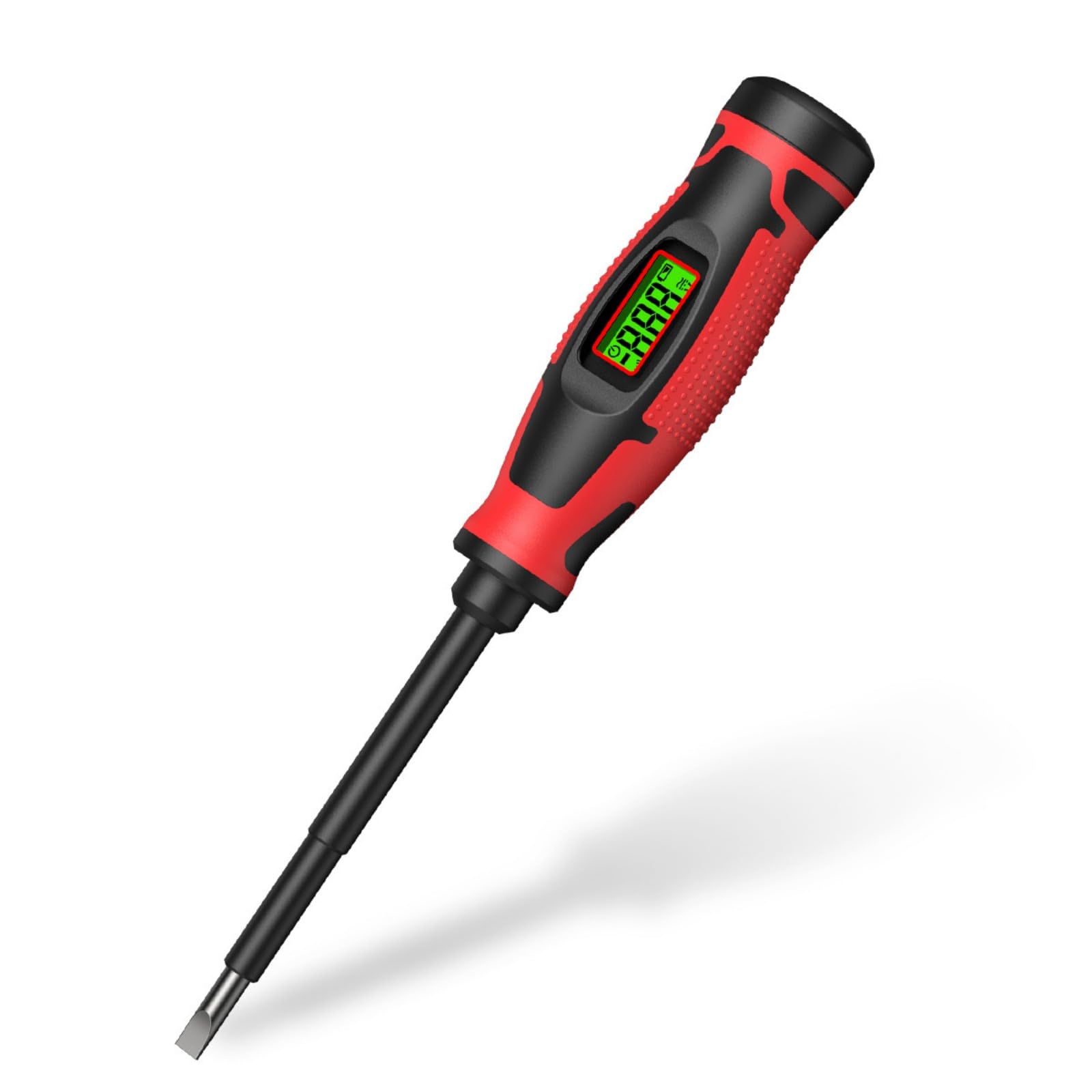 Handheld Electrical Tester Voltages Meter Tool with Screwdriver Tip and LCD Screen Suitable for Quick Circuit Diagnosis Detection Screwdriver